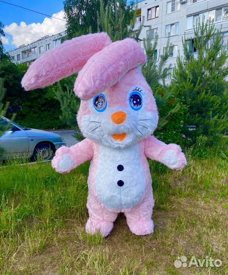 Надувной костюм зайка