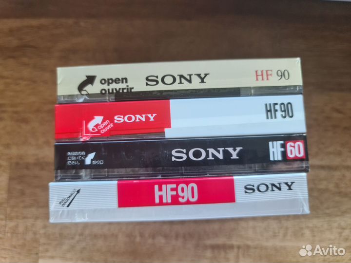 Аудиокассеты новые запечатанные sony HF