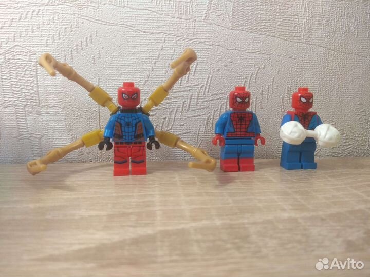Lego минифигурки человек паук, грут и карнаж