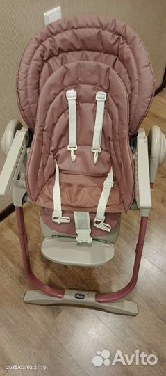 Стульчик для кормления chicco polly magic