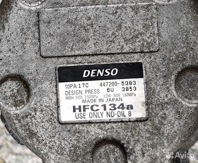 Компрессор кондиционера Honda/Denso 447200-5383