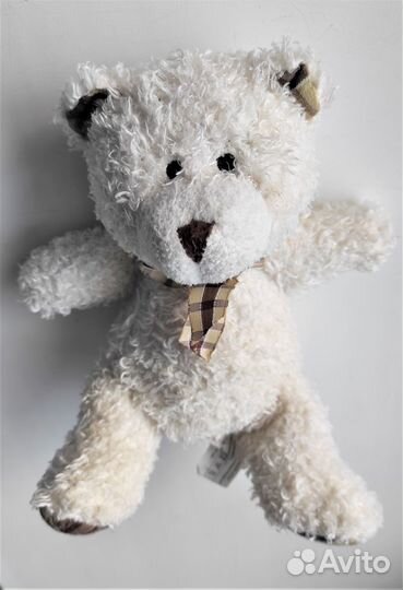 Медведь с клетчатым бантом, 24см