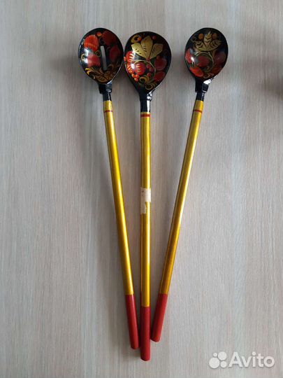 Ложки расписные деревянные хохлома