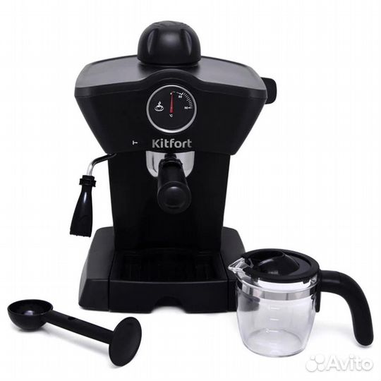 Кофеварка рожковая Kitfort KT-706, Чёрный