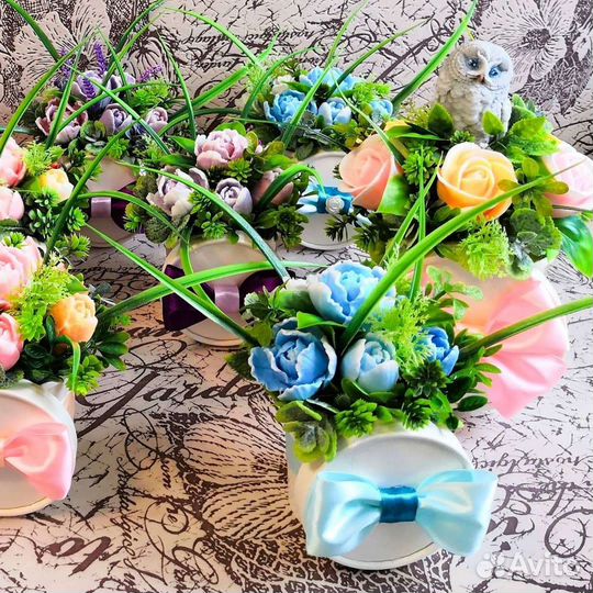 Мыльный букет подарок на 8 марта