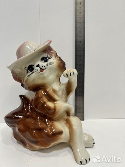 Керамические статуэтки Кошка, Собака