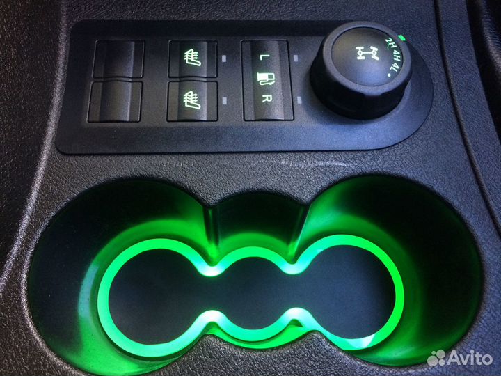 Подсветка подстаканников УАЗ Патриот