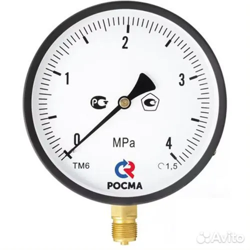 Манометр Росма тм-510Р.00 (0-100MPa) M20x1.5 1.5 о