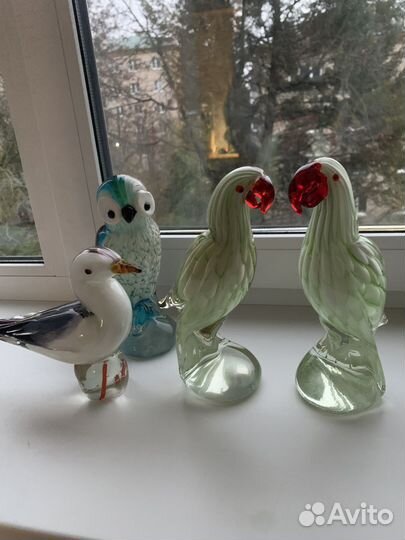 Статуэтки муранское стекло