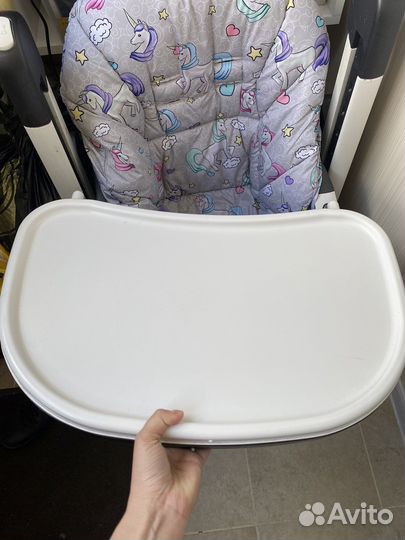 Peg perego siesta стульчик темно-коричневый