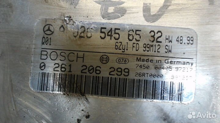 Блок управления двигателем Mercedes CLK W208, 2000