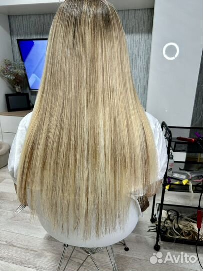 Наращивание волос Био