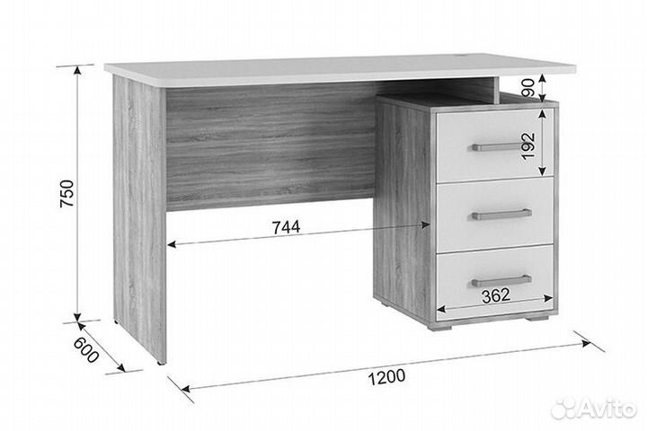 Стол компьютерный 1200 