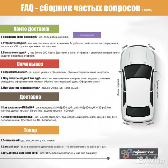 Фара правая хром Fiat Grande Punto