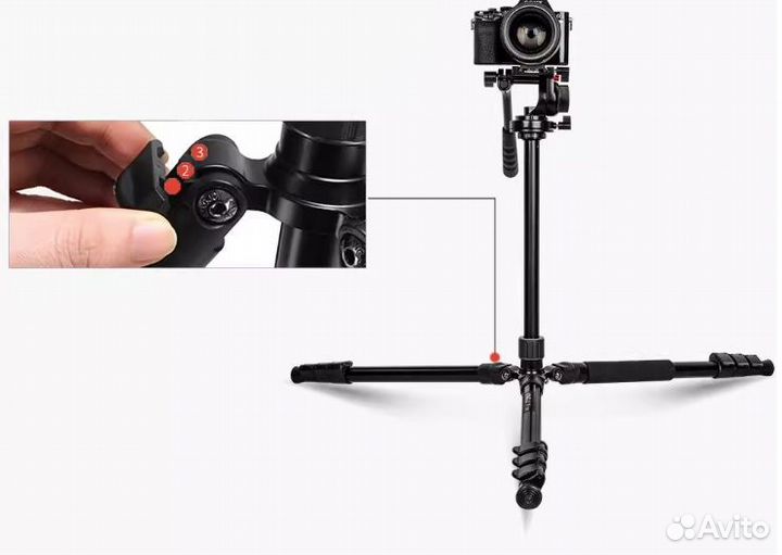 Штатив kingjoy G555 с головой KH-6750