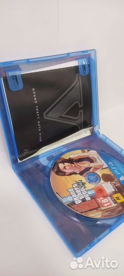 Игровой диск на ps4 Gta 5