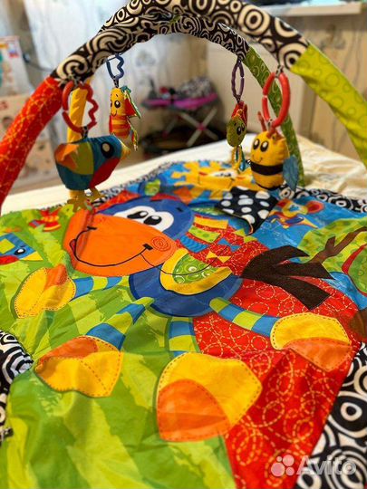 Развивающий коврик playgro ослик