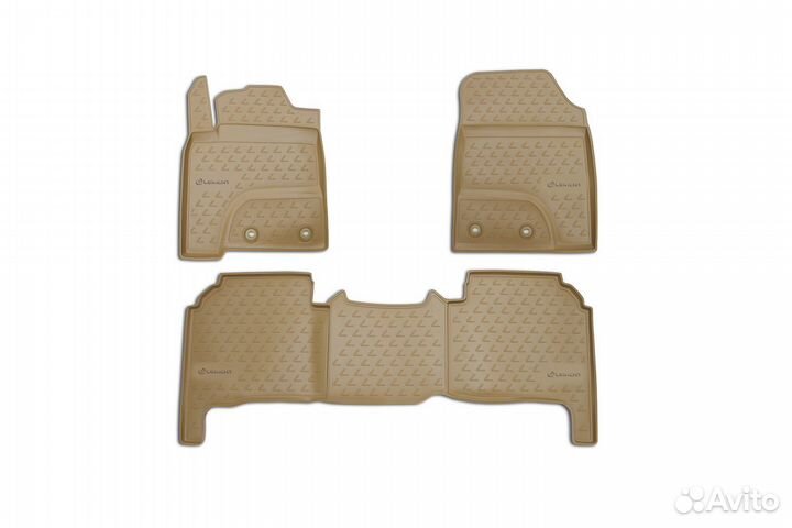 Коврики в салон lexus LX570, 2012- 5 мест, 3 шт