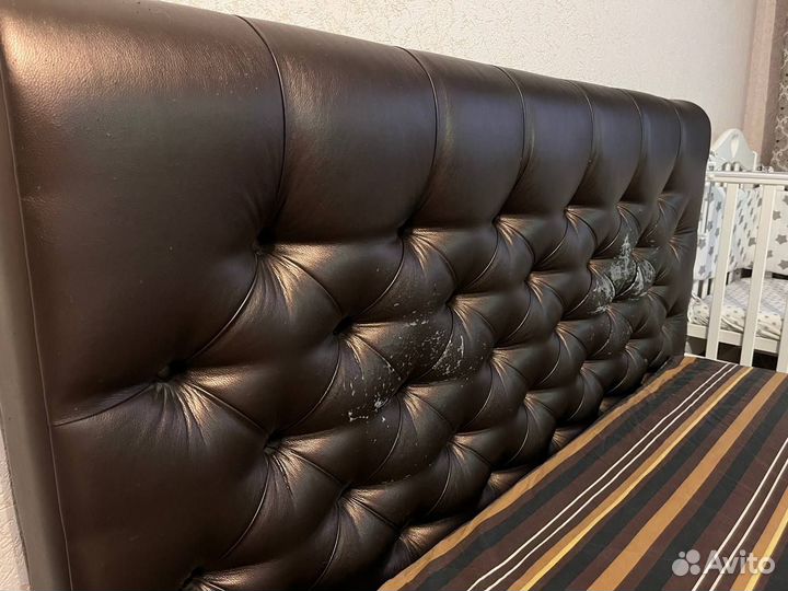 Кровать двухспальная 160 200 с матрасом бу