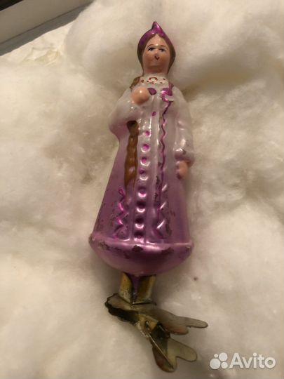 Елочные игрушки СССР Варвара Краса