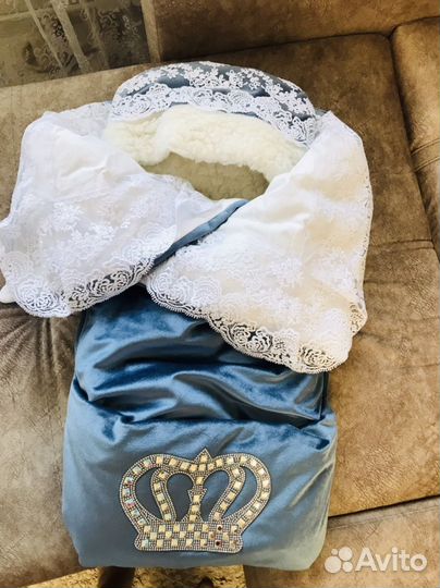 Конверт на выписку зимний