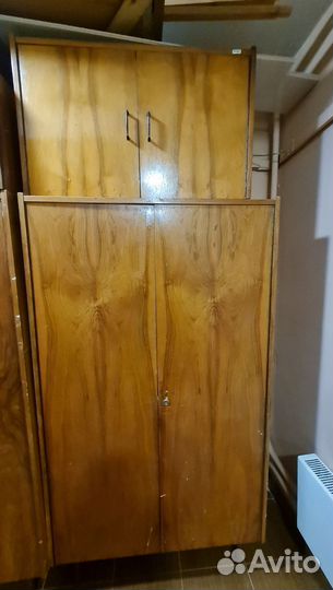 Шкафы из дерева гарнитур ГДР 60е гг СССР