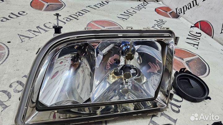 Фары рестайл на Mercedes-Benz W140 S