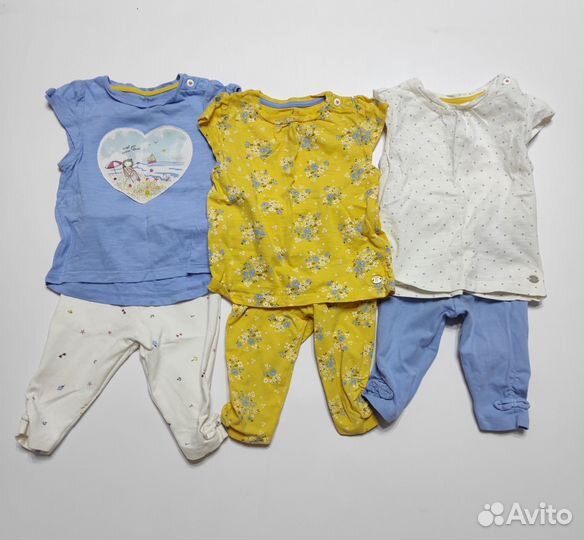 Детские вещи пакетом 56-80 для девочки