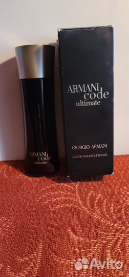 Armani Code Ultimate intense eau DE toilette