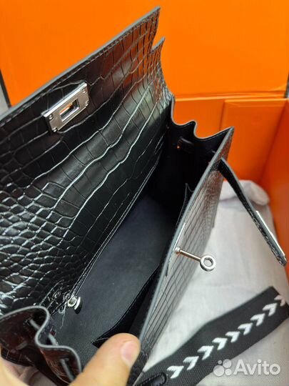 Сумка Hermes Kelly 28 крокодил