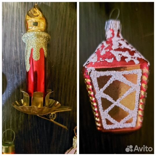 Елочные игрушки разные