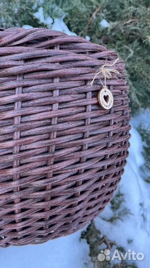 Кашпо из искусственного ротанга 12 л