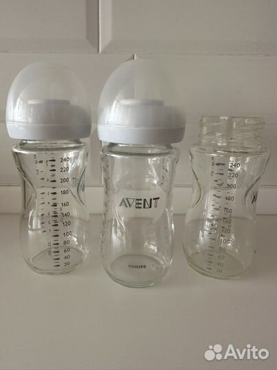 Бутылочки avent стекло
