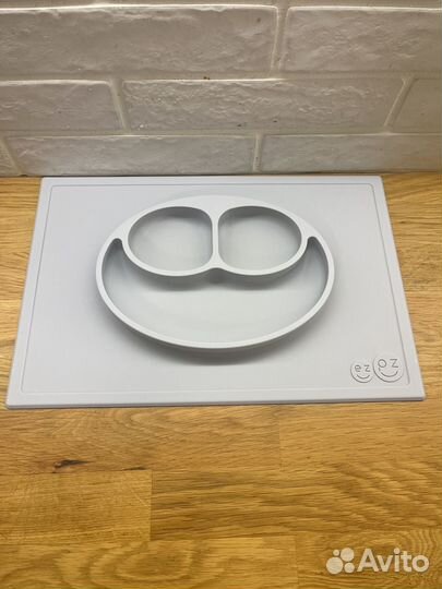 Ezpz тарелка happy mat happy bowl