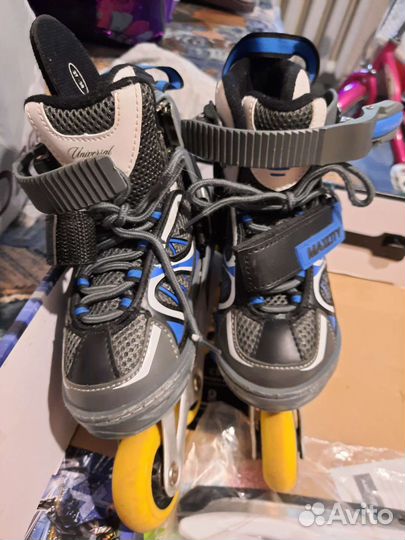 Роликовые коньки детские раздвижные