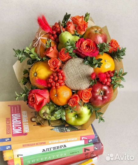 Съедобные букеты учителю
