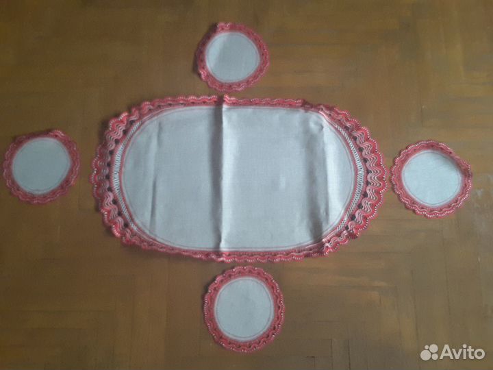 Скатерть/салфетки,винтаж предм. сервир.стола