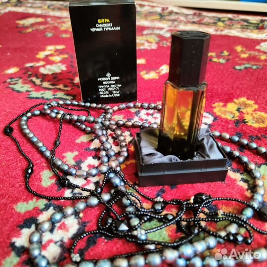 Духи шерл Новая заря Черный турмалин СССР
