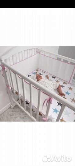 Бортики в детскую кроватку