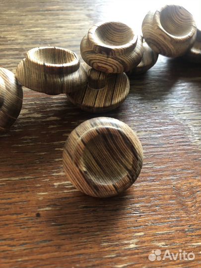 Пуговицы деревянные 15 шт