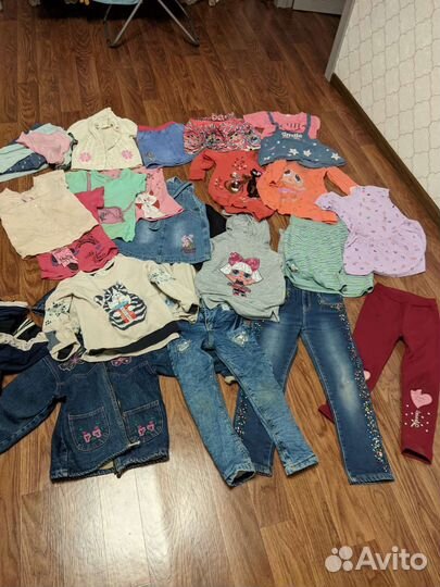 Детские вещи для девочки пакетом