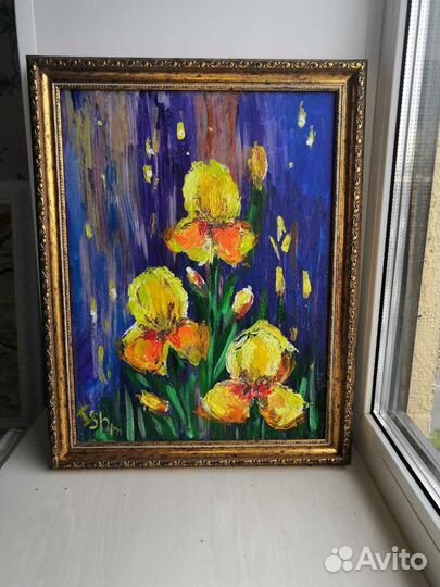 Картина ирисы