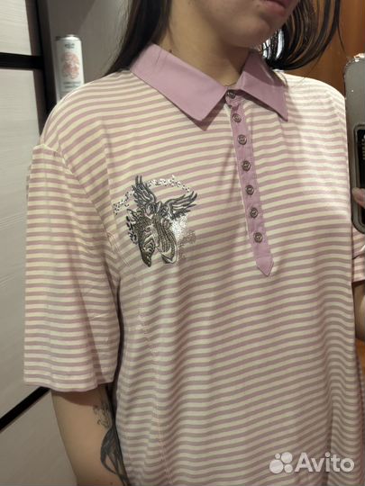 Футболка поло oversize