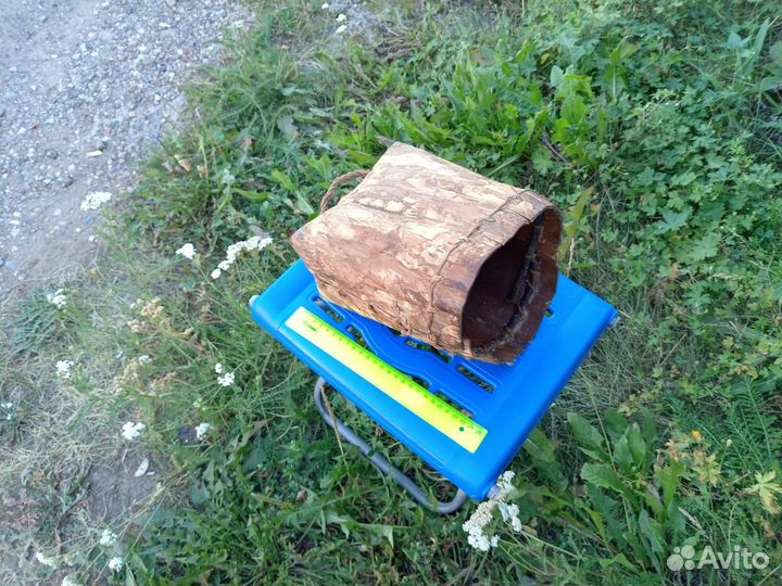 Туес из коры дерева,старинный