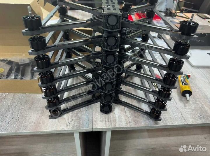 Квадpокоптep FPV Piranha 7 и 10 ''