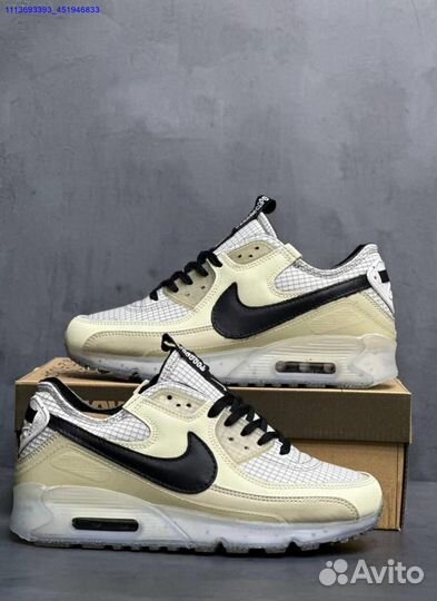 Кроссовки Nike air max 90 бежевые