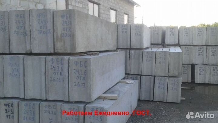 Фбс - блок фундамента стеновой