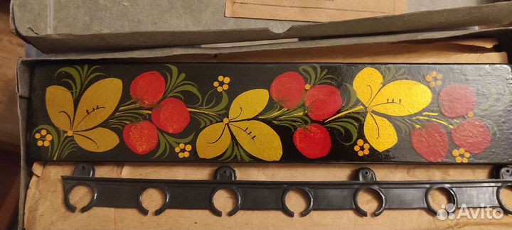 Набор кухонный ножи СССР хохлома