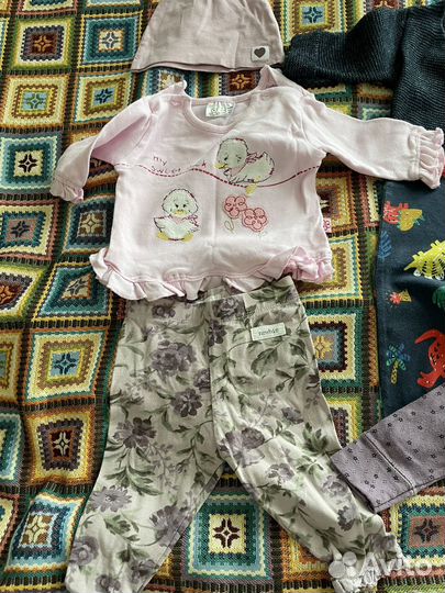 Одежда пакетом на девочку 3-6 мес