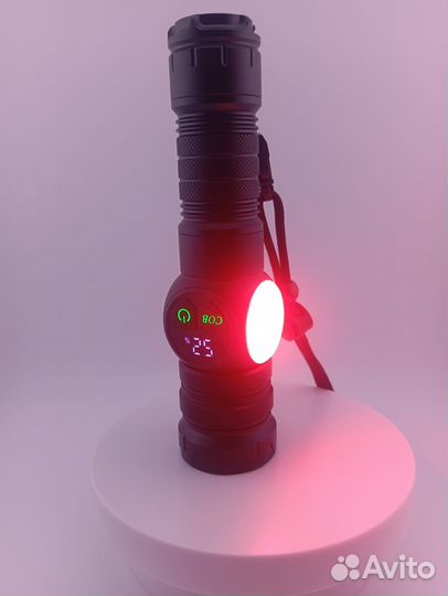 Мощный компактный фонарь с пауэрбанком №091